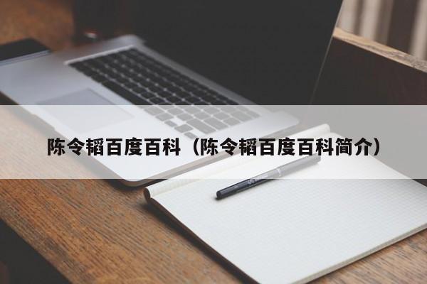 陈令韬百度百科（陈令韬百度百科简介）