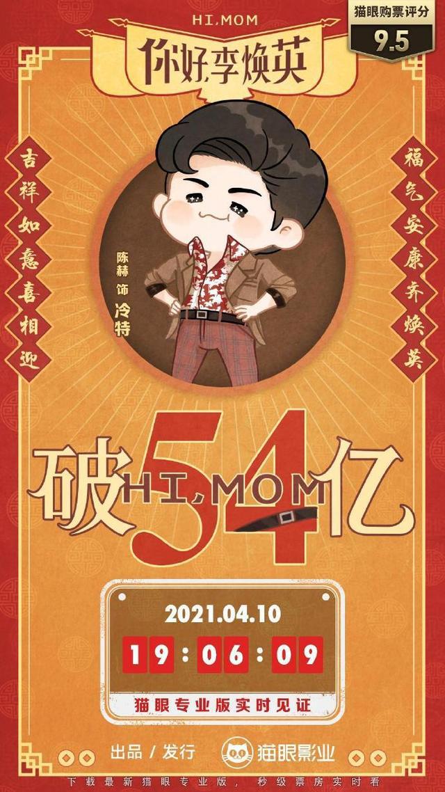 你好李焕英破54亿 你好李焕英破54亿