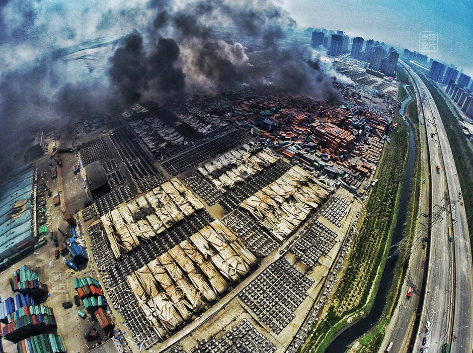 天津港爆炸25名消防员牺牲