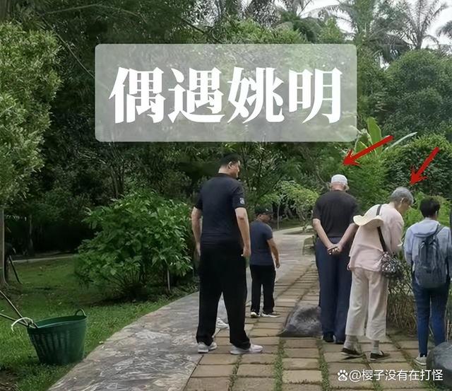 姚明和郭敬明 姚明与普通人合影