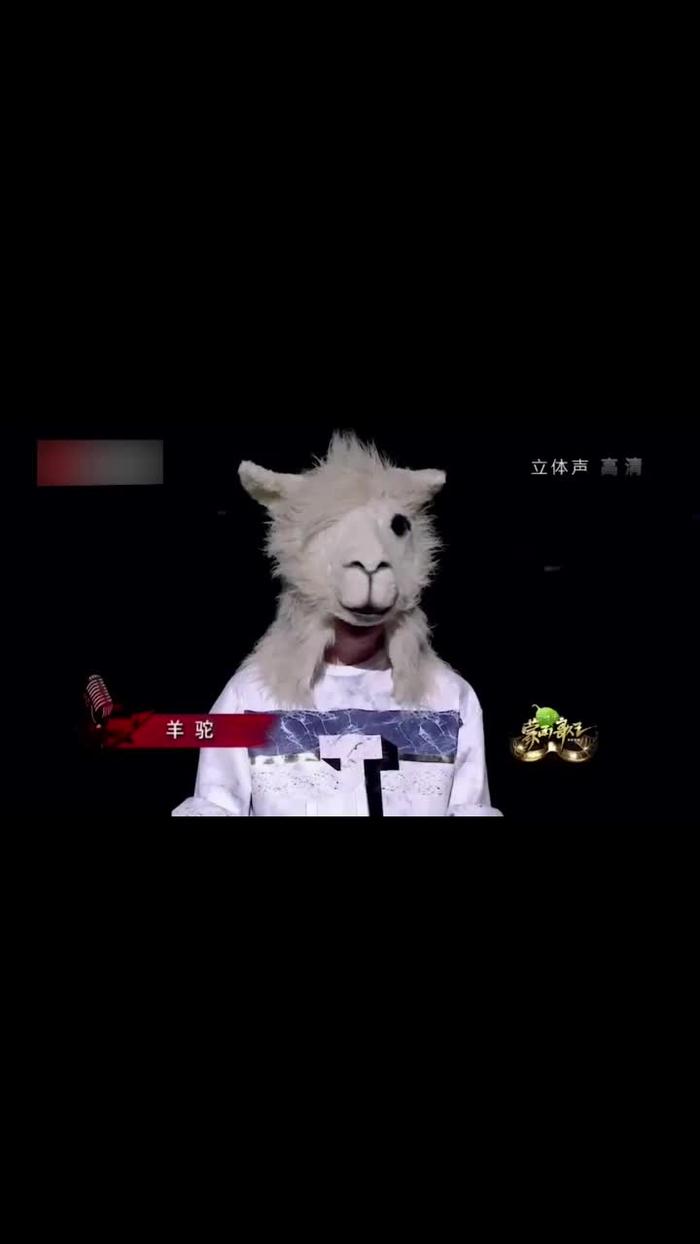 蒙面歌王羊驼 蒙面歌王羊驼是谁啊