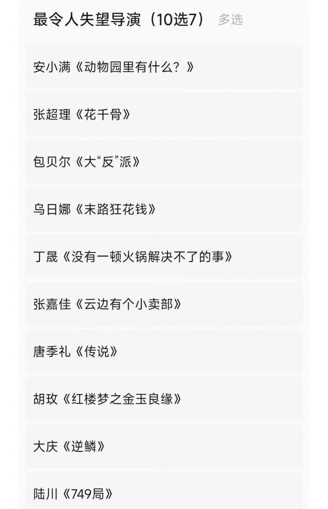 第13届金扫帚奖公布 第十二届金扫帚奖名单出炉
