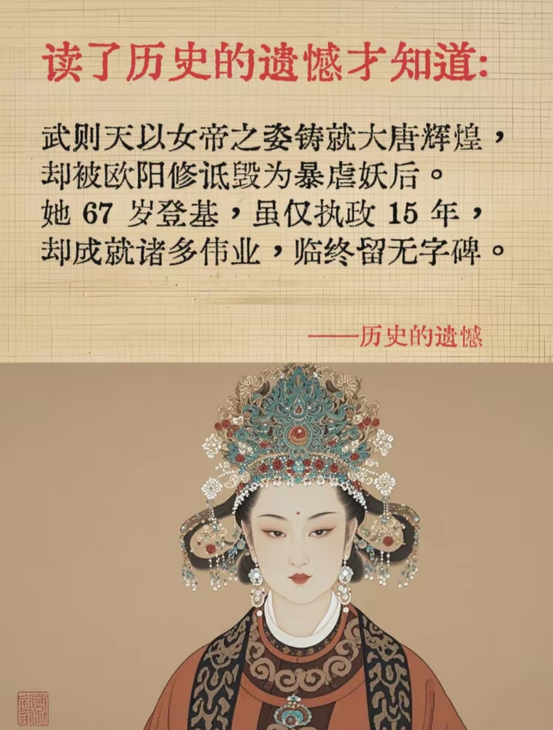 武则天有几个孩子 武则天有几个孩子叫什么